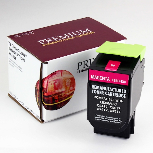 Royal Toner Toner for Lexmark CS/CX517 Reman Magenta Toner 3.5K PR 71B0H30 - main